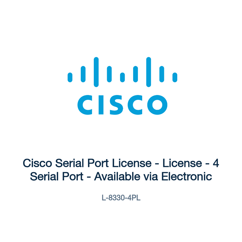 L-8330-4PL: Cisco Serial Port License