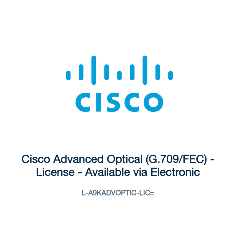 L-A9KADVOPTIC-LIC=: Cisco Advanced Optical (G.709/FEC)