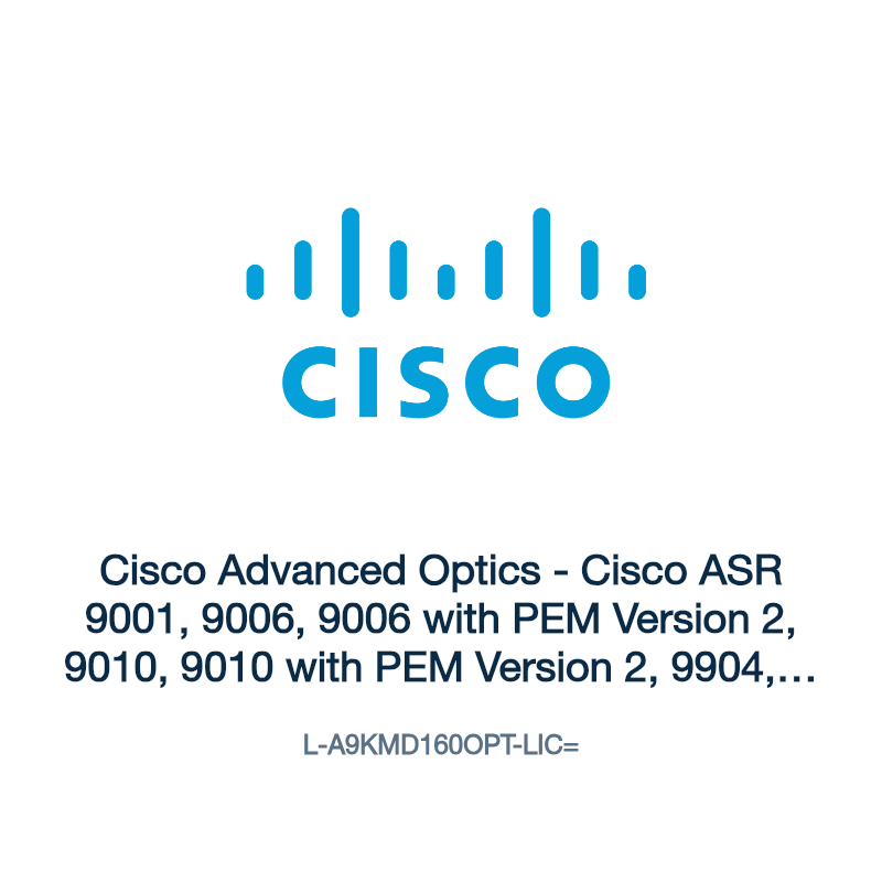 L-A9KMD160OPT-LIC=: Cisco Advanced Optics