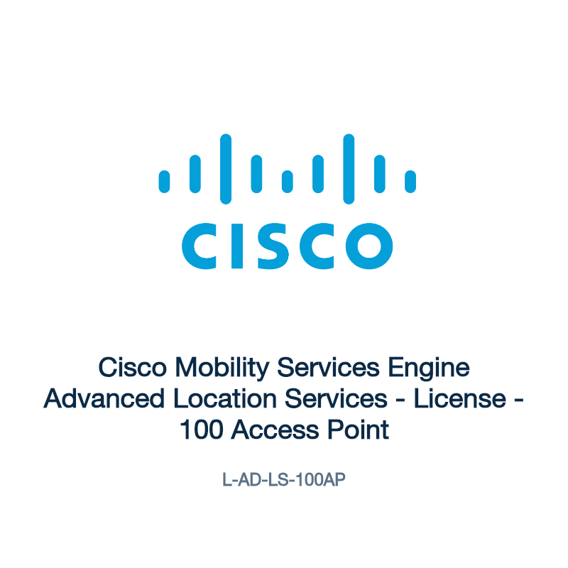 L-AD-LS-100AP: Cisco Mobility Services Engine Advanced Location Services