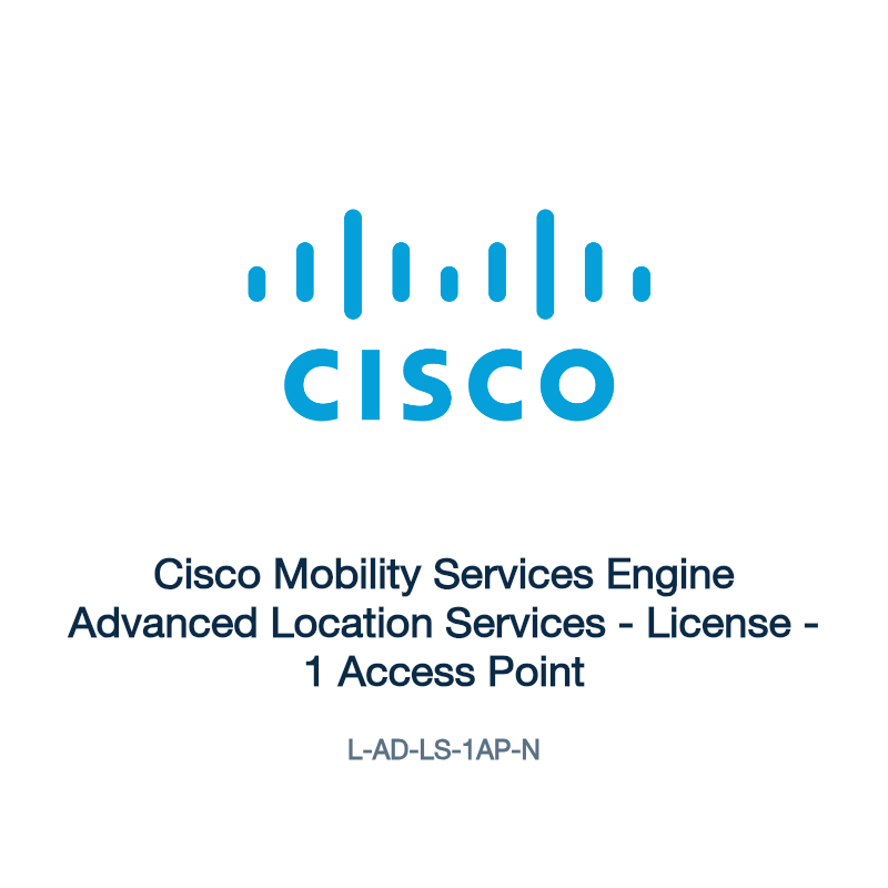 L-AD-LS-1AP-N: Cisco Mobility Services Engine Advanced Location Services