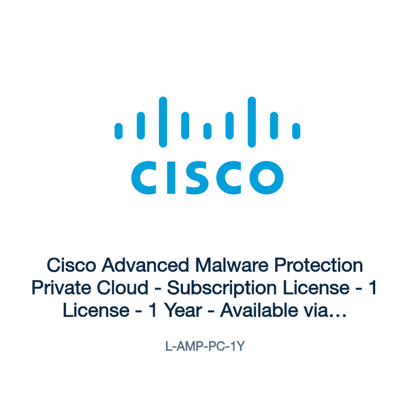 L-AMP-PC-1Y: Cisco Advanced Malware Protection Private Cloud