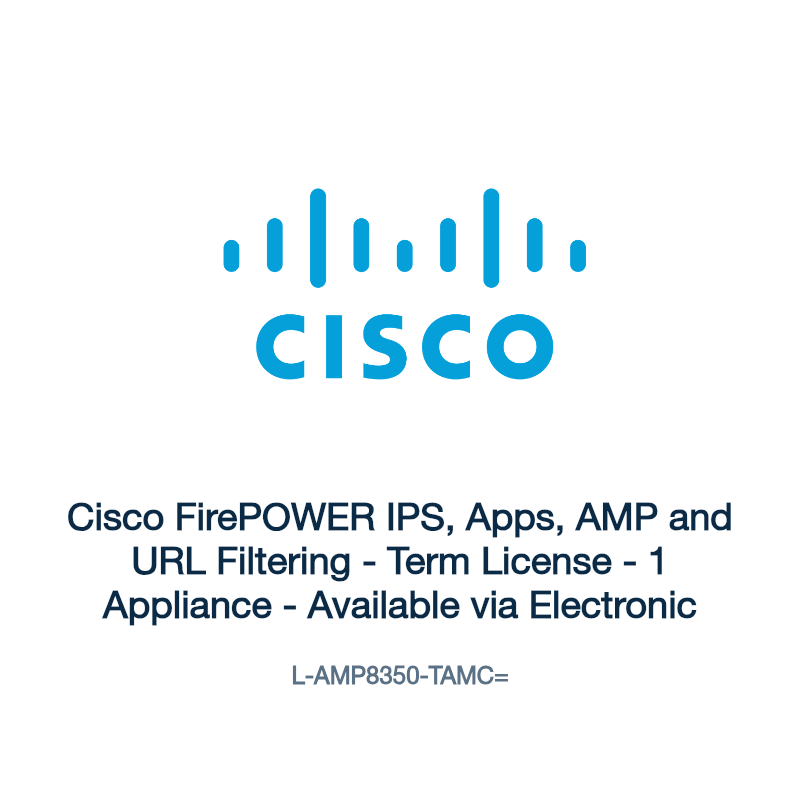 L-AMP8350-TAMC=: Cisco FirePOWER IPS, Apps, AMP and URL Filtering