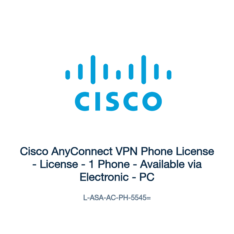 L-ASA-AC-PH-5545=: Cisco AnyConnect VPN Phone License