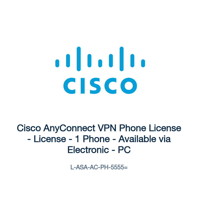 L-ASA-AC-PH-5555=: Cisco AnyConnect VPN Phone License