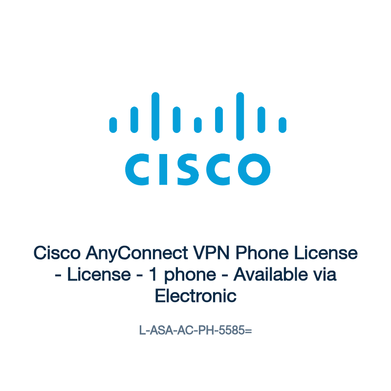 L-ASA-AC-PH-5585=: Cisco AnyConnect VPN Phone License