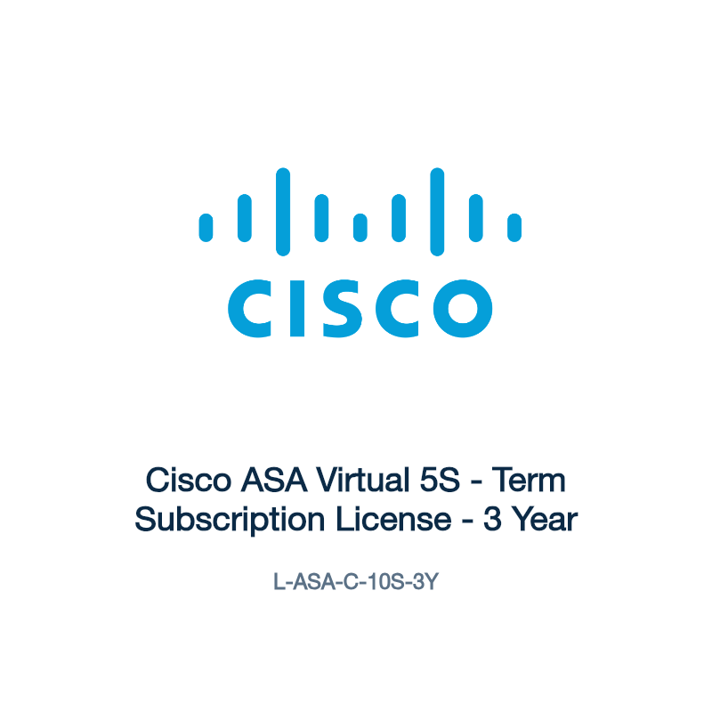 L-ASA-C-10S-3Y: Cisco ASA Virtual 5S