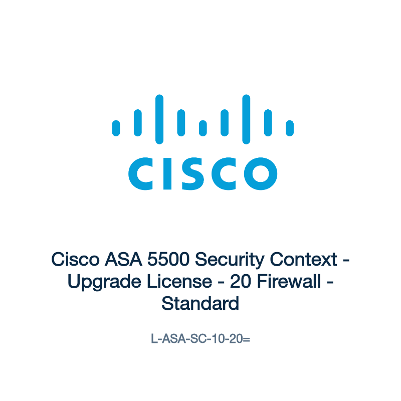 L-ASA-SC-10-20=: Cisco ASA 5500 Security Context