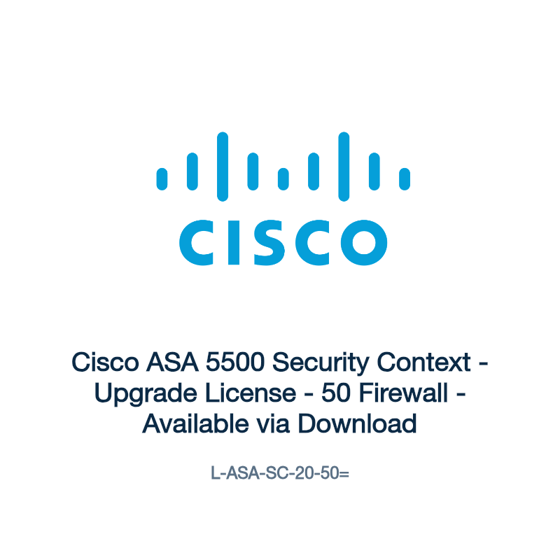 L-ASA-SC-20-50=: Cisco ASA 5500 Security Context