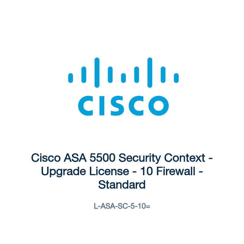 L-ASA-SC-5-10=: Cisco ASA 5500 Security Context