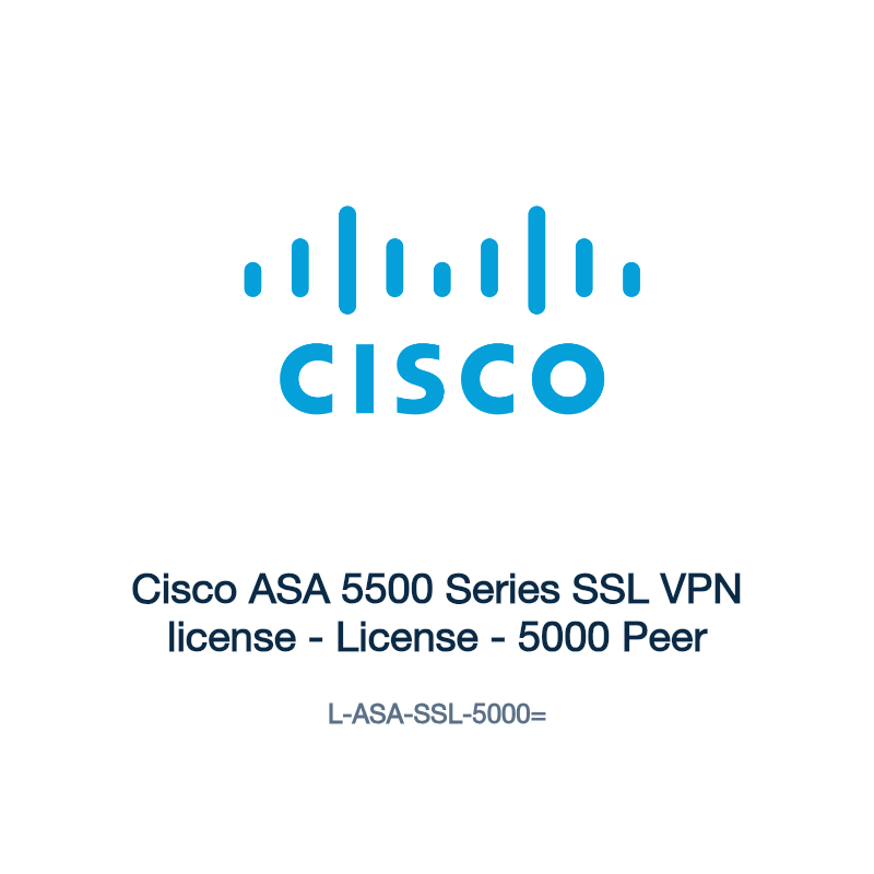 L-ASA-SSL-5000=: Cisco ASA 5500 Series SSL VPN license