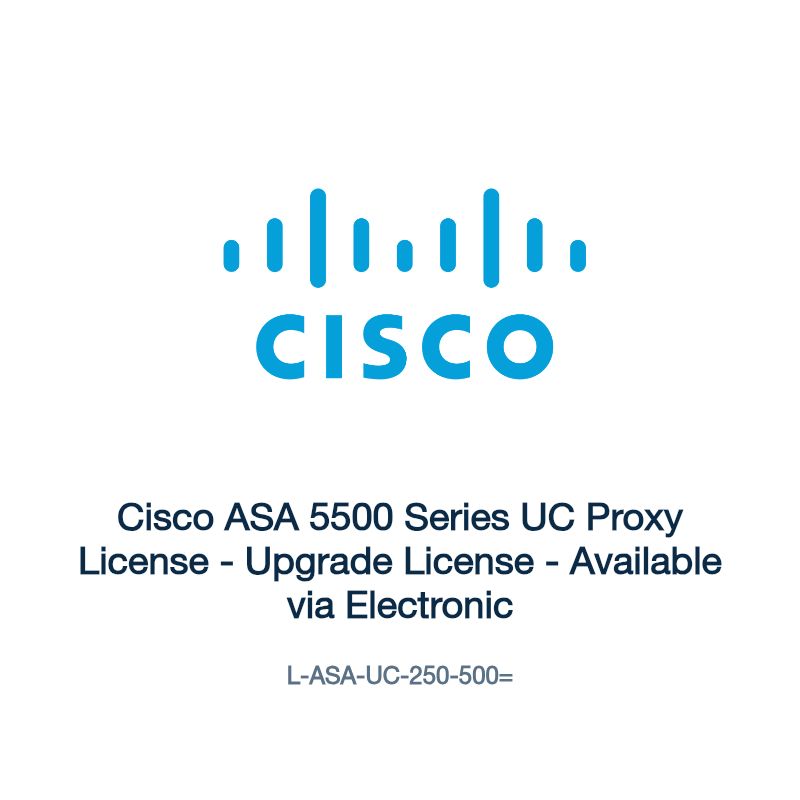 L-ASA-UC-250-500=: Cisco ASA 5500 Series UC Proxy License
