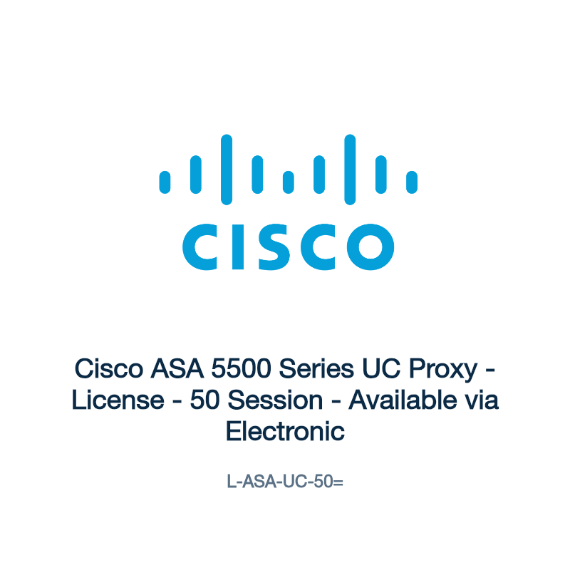 L-ASA-UC-50=: Cisco ASA 5500 Series UC Proxy