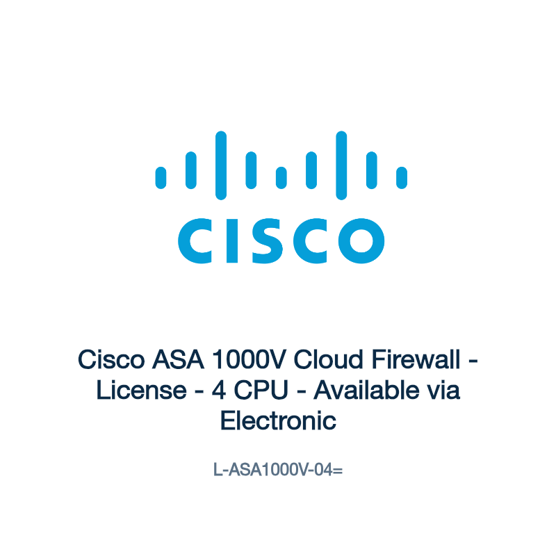 L-ASA1000V-04=: Cisco ASA 1000V Cloud Firewall