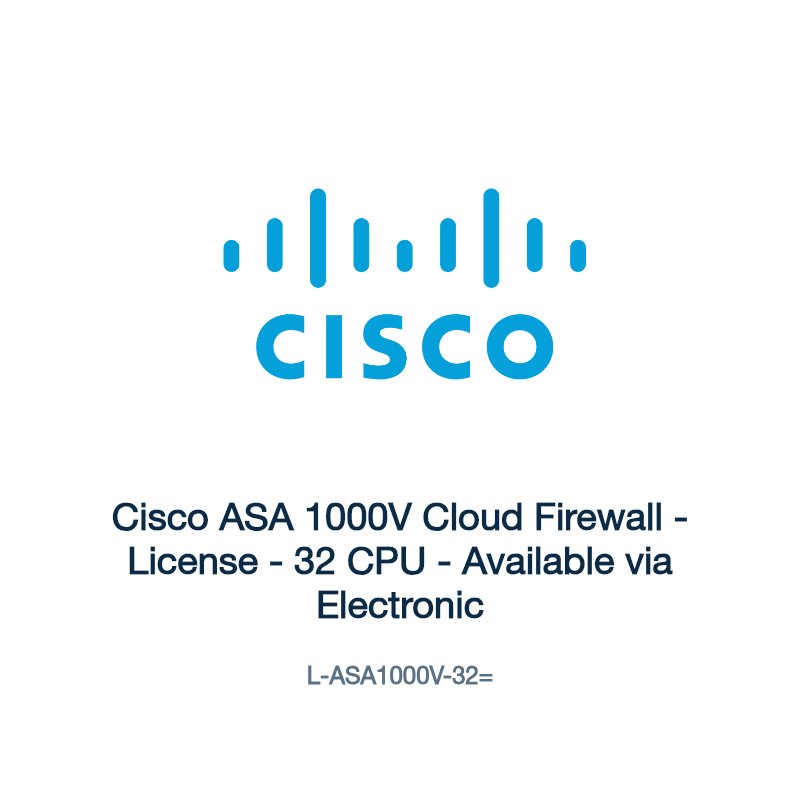 L-ASA1000V-32=: Cisco ASA 1000V Cloud Firewall