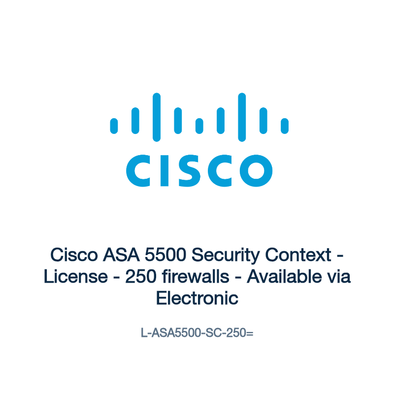 L-ASA5500-SC-250=: Cisco ASA 5500 Security Context