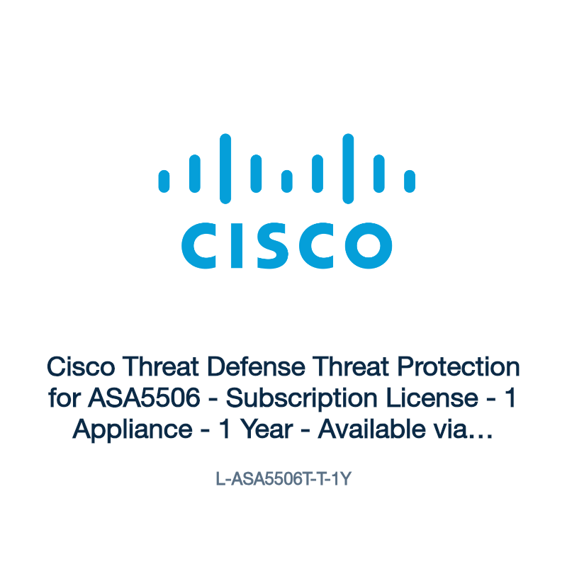 L-ASA5506T-T-1Y: Cisco Threat Defense Threat Protection for ASA5506