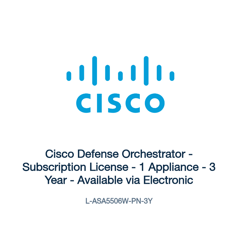 L-ASA5506W-PN-3Y: Cisco Defense Orchestrator
