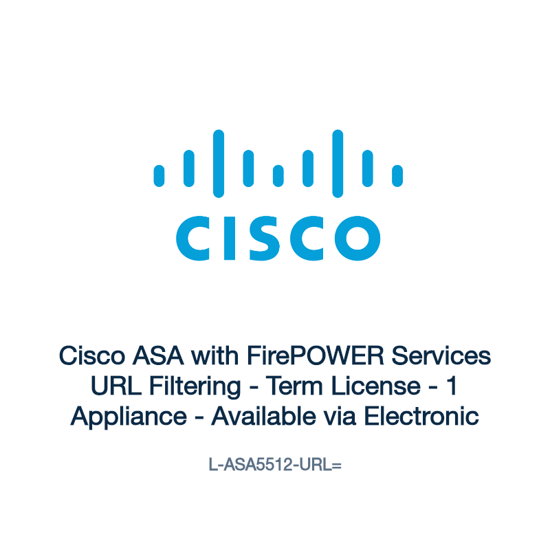 L-ASA5512-URL=: Cisco ASA with FirePOWER Services URL Filtering