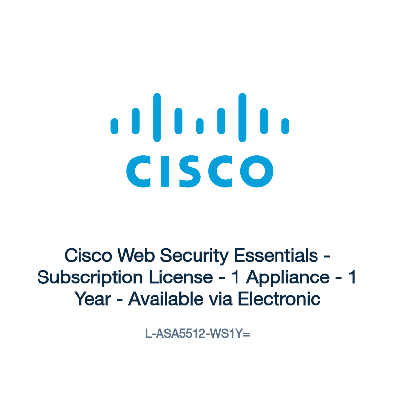 L-ASA5512-WS1Y=: Cisco Web Security Essentials