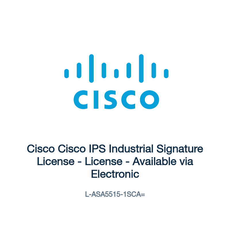 L-ASA5515-1SCA=: Cisco Cisco IPS Industrial Signature License