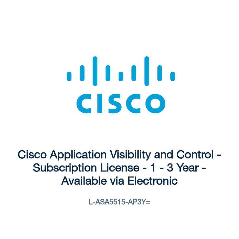 L-ASA5515-AP3Y=: Cisco Application Visibility and Control