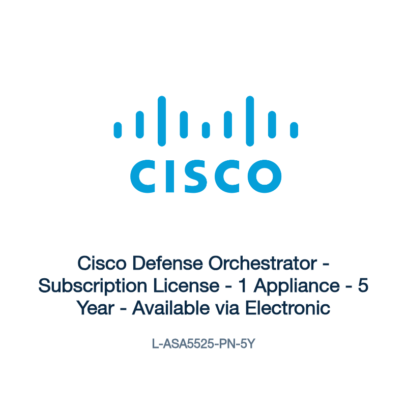 L-ASA5525-PN-5Y: Cisco Defense Orchestrator