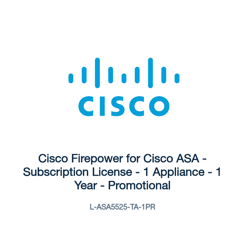 L-ASA5525-TA-1PR: Cisco Firepower for Cisco ASA
