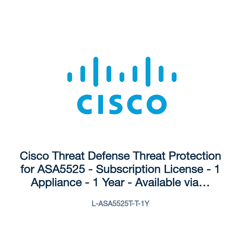 L-ASA5525T-T-1Y: Cisco Threat Defense Threat Protection for ASA5525