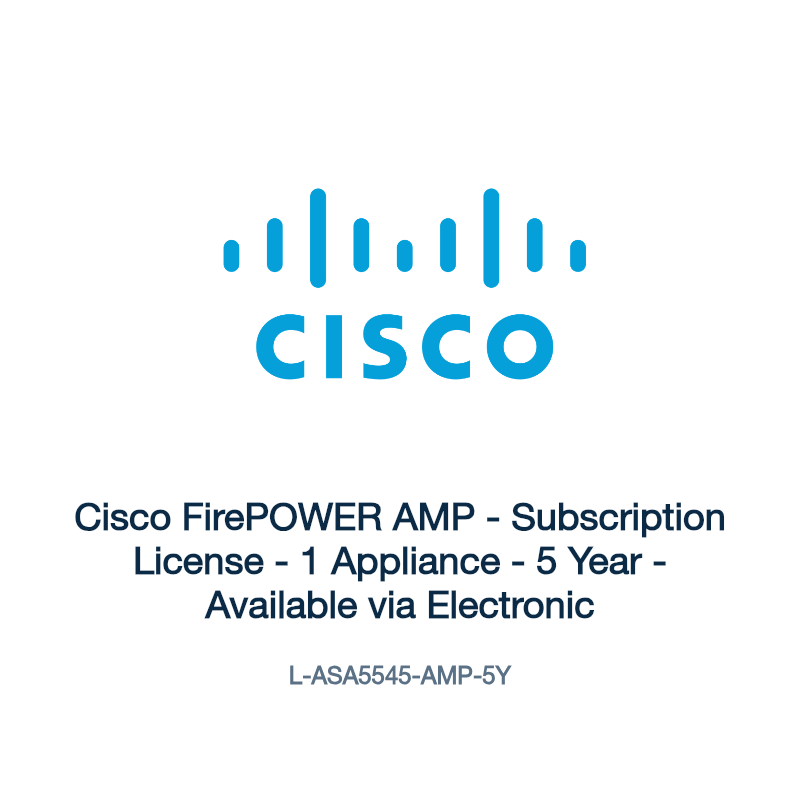 L-ASA5545-AMP-5Y: Cisco FirePOWER AMP