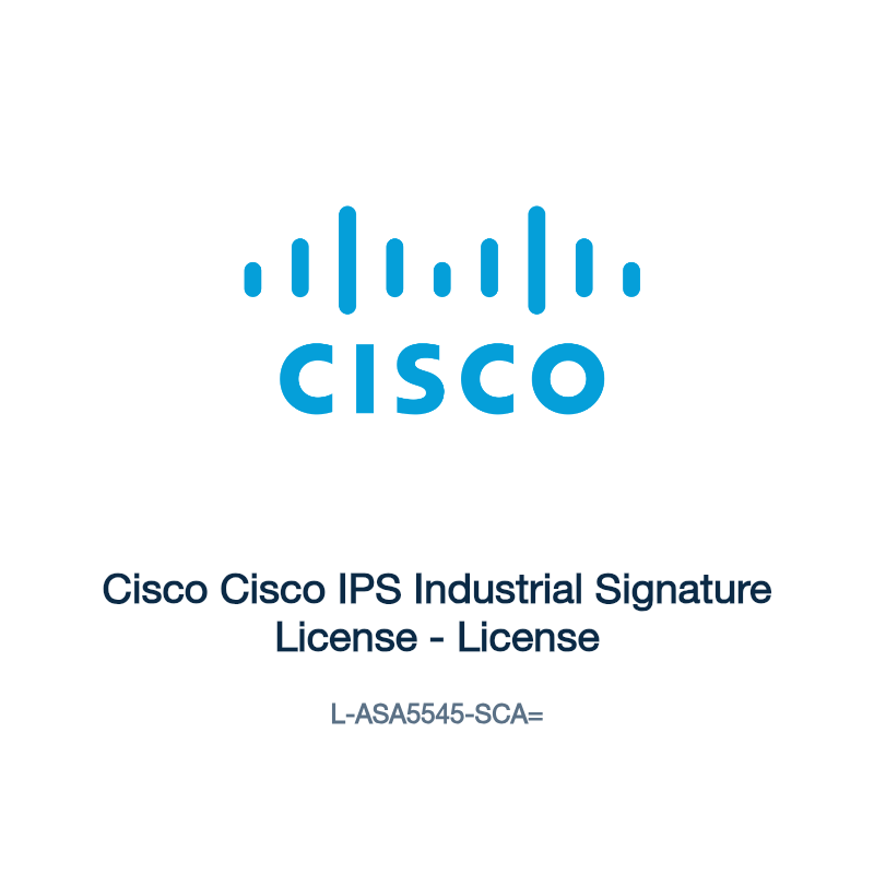 L-ASA5545-SCA=: Cisco Cisco IPS Industrial Signature License