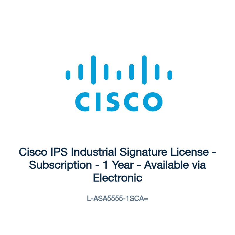L-ASA5555-1SCA=: Cisco IPS Industrial Signature License