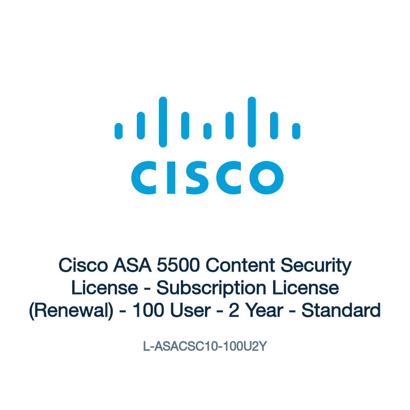 L-ASACSC10-100U2Y: Cisco ASA 5500 Content Security License