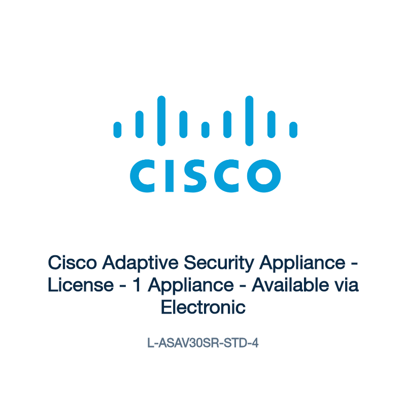 L-ASAV30SR-STD-4: Cisco Adaptive Security Appliance