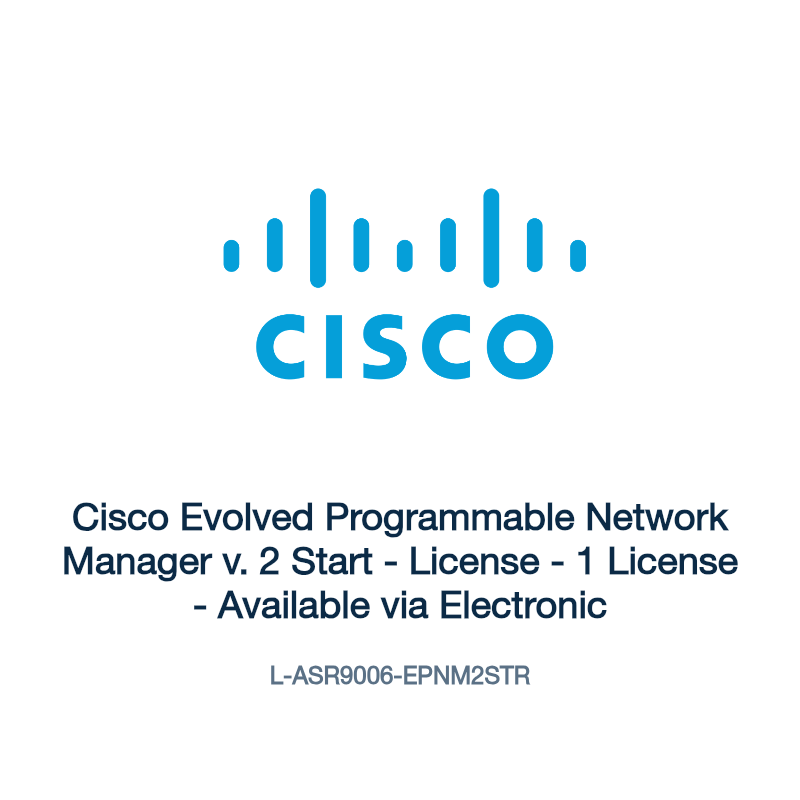 L-ASR9006-EPNM2STR: Cisco Evolved Programmable Network Manager v. 2 Start