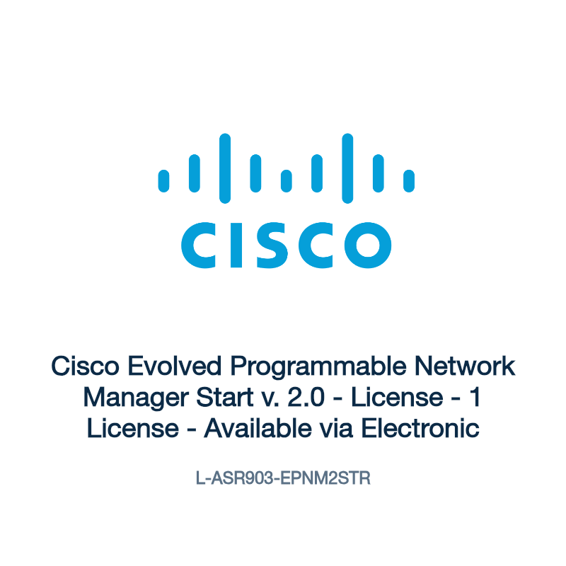 L-ASR903-EPNM2STR: Cisco Evolved Programmable Network Manager Start v. 2.0