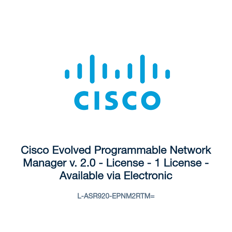 L-ASR920-EPNM2RTM=: Cisco Evolved Programmable Network Manager v. 2.0