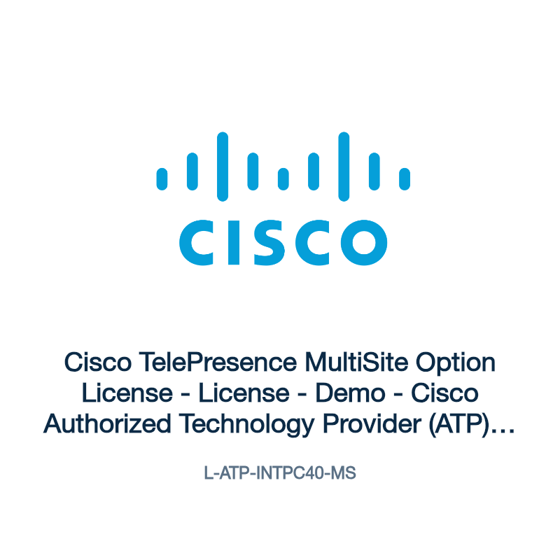 L-ATP-INTPC40-MS: Cisco TelePresence MultiSite Option License