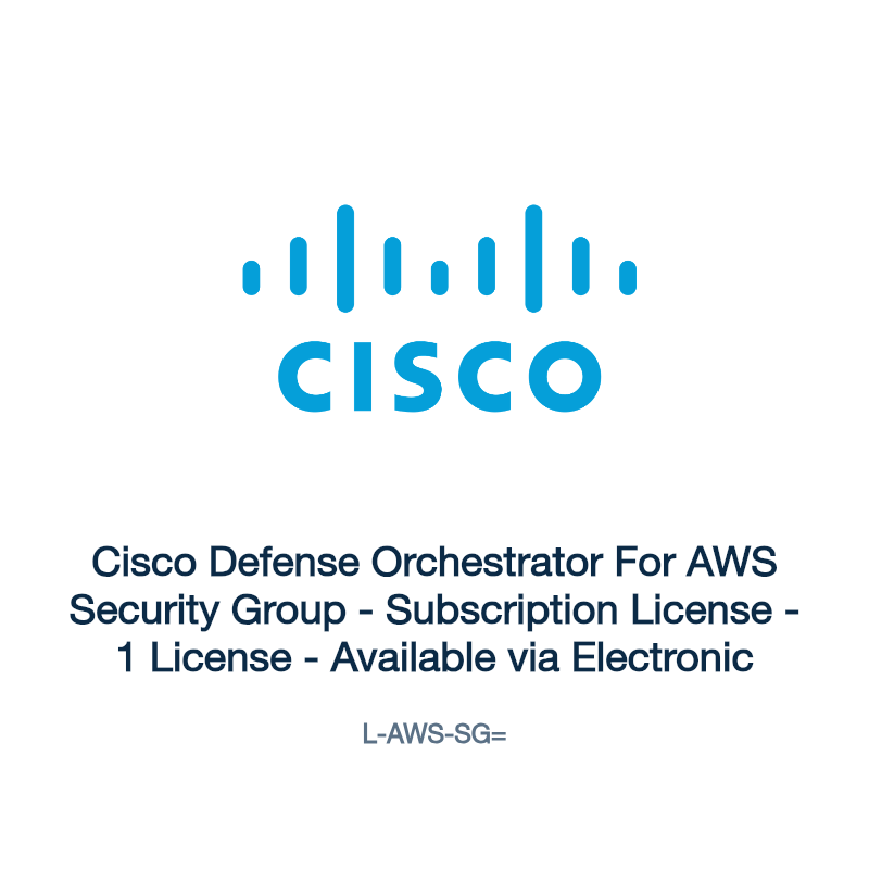 L-AWS-SG=: Cisco Defense Orchestrator For AWS Security Group