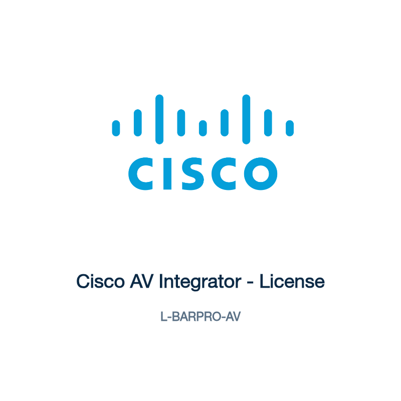 L-BARPRO-AV: Cisco AV Integrator