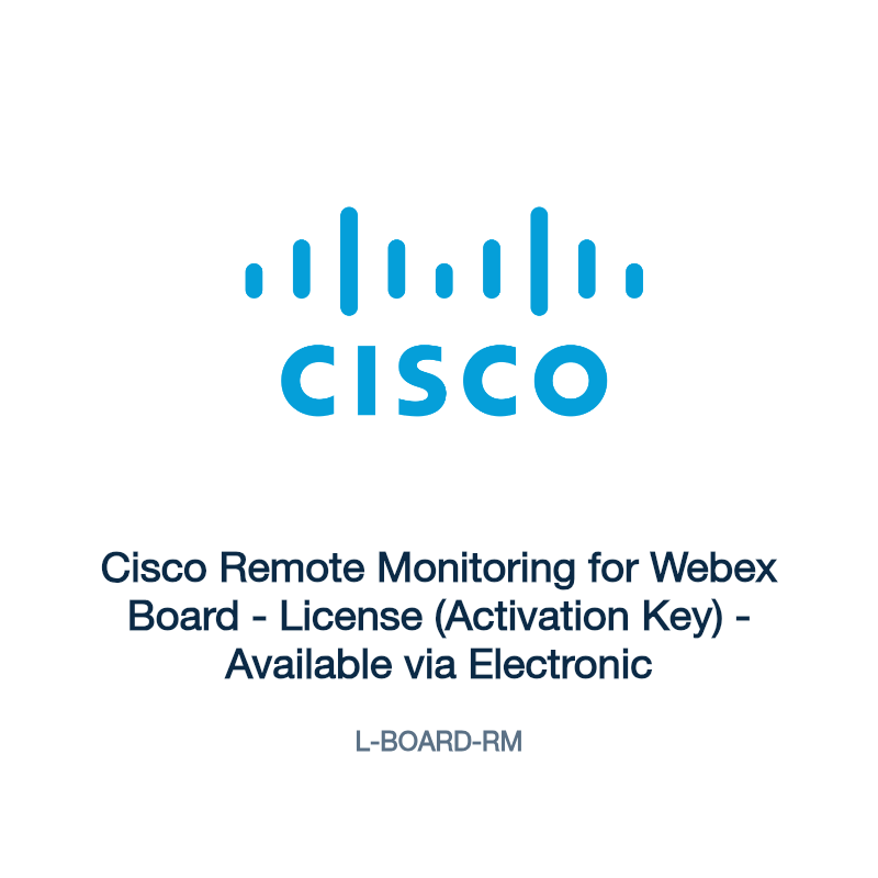 L-BOARD-RM: Cisco Remote Monitoring for Webex Board