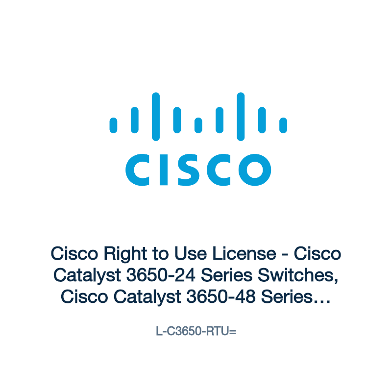 L-C3650-RTU=: Cisco Right to Use License
