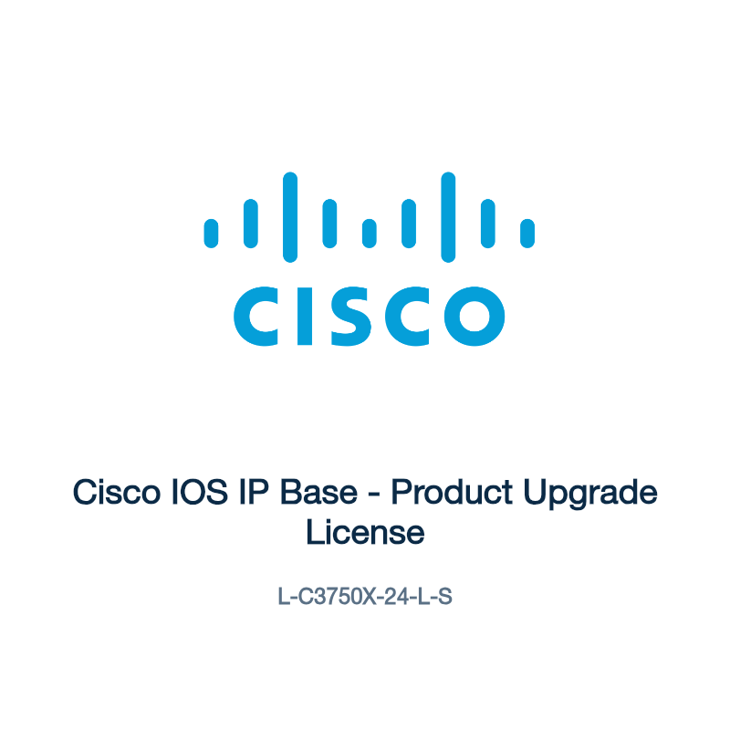 L-C3750X-24-L-S: Cisco IOS IP Base