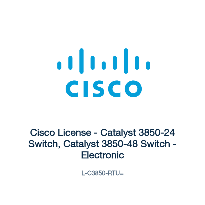 L-C3850-RTU=: Cisco License - Catalyst 3850-24 Switch, Catalyst 3850-48 Switch -