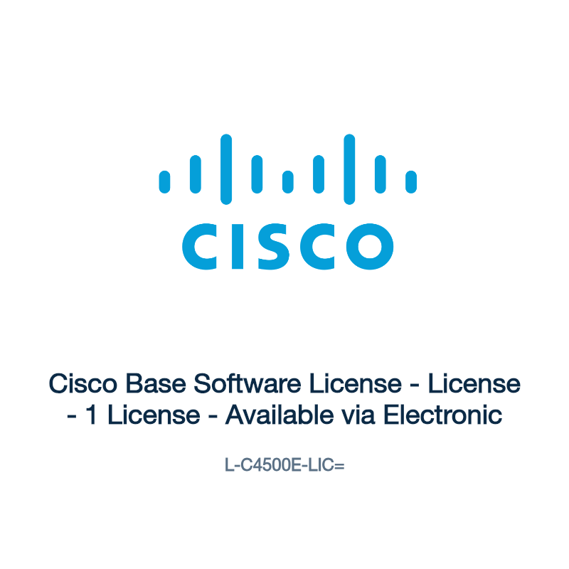 L-C4500E-LIC=: Cisco Base Software License