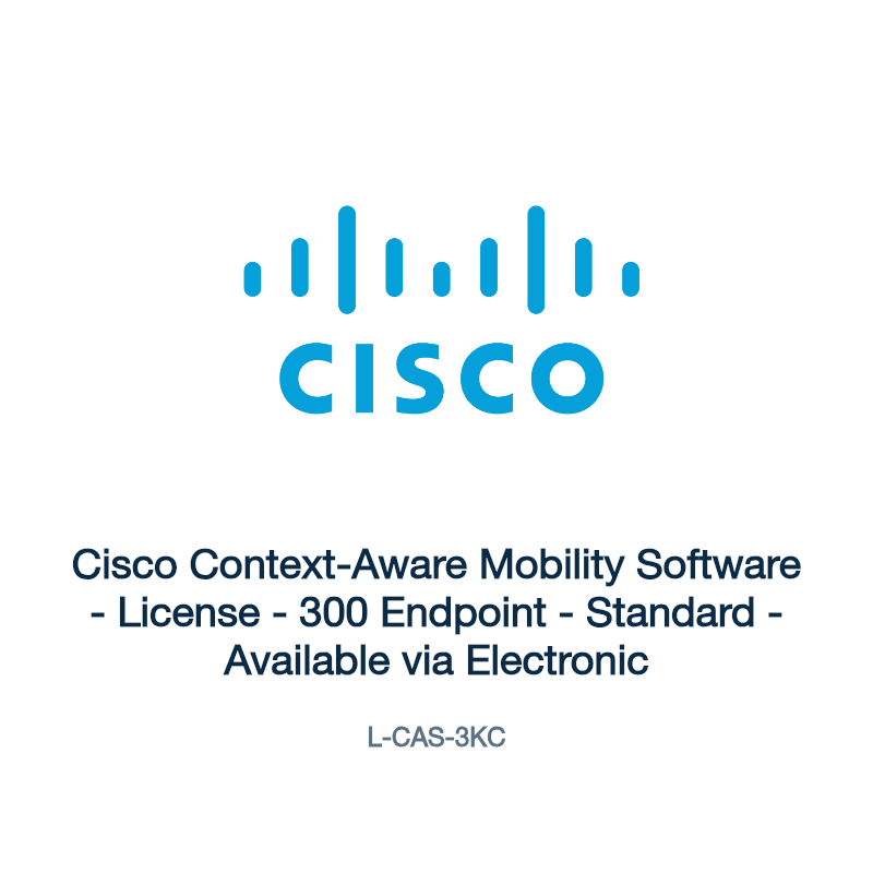 L-CAS-3KC: Cisco Context-Aware Mobility Software
