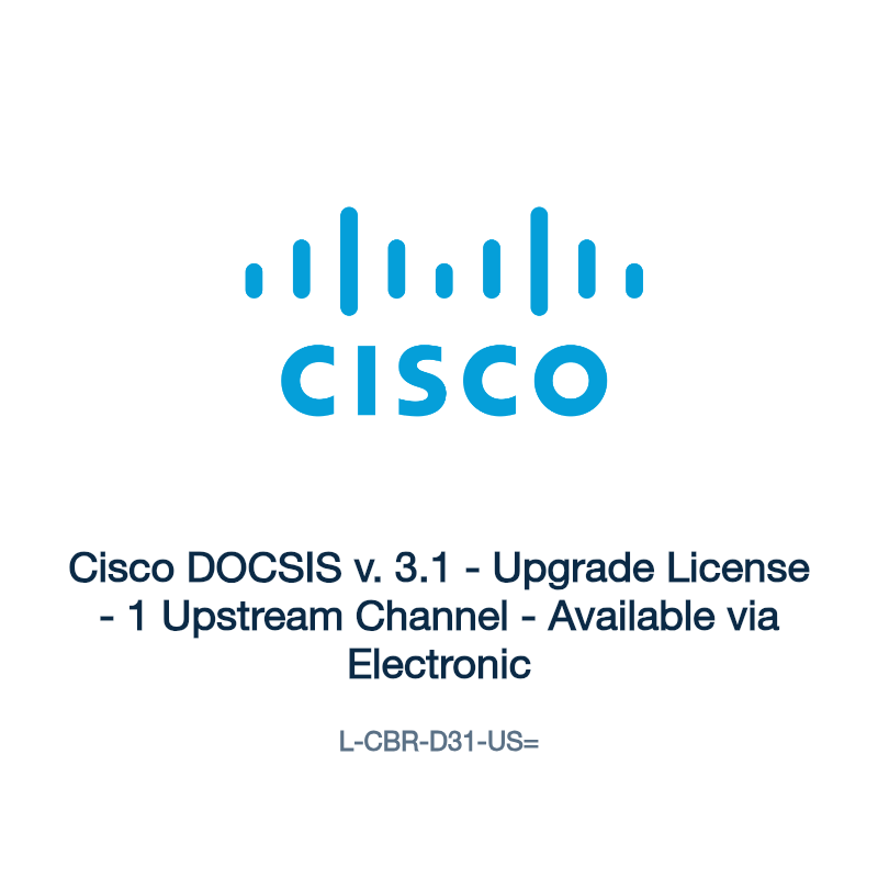 L-CBR-D31-US=: Cisco DOCSIS v. 3.1