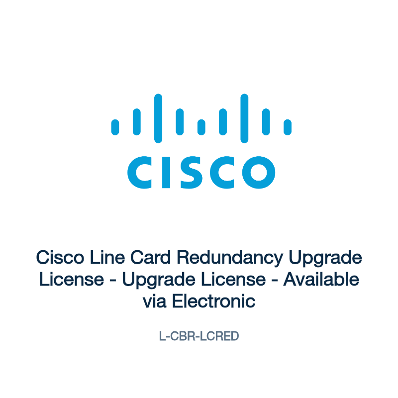 L-CBR-LCRED: Cisco Line Card Redundancy Upgrade License