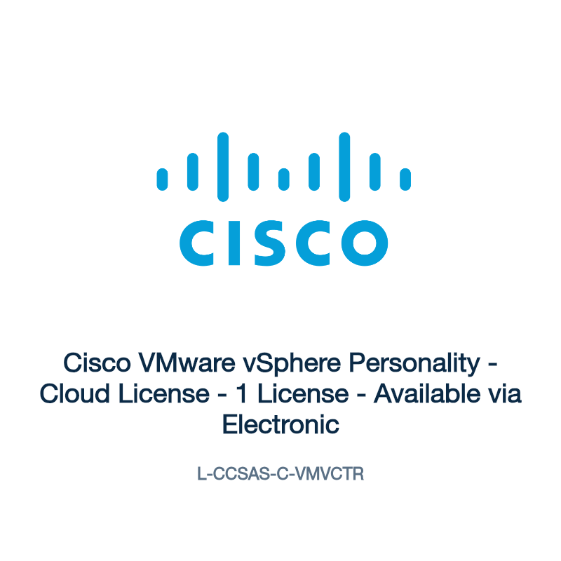 L-CCSAS-C-VMVCTR: Cisco VMware vSphere Personality