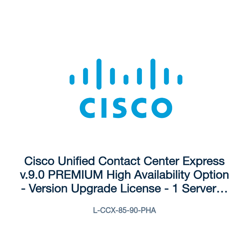 L-CCX-85-90-PHA: Cisco Unified Contact Center Express v.9.0 PREMIUM High Availability